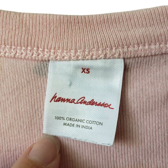 Hanna Andersson Womens Pajamas Pink Fruit Orange Citrus Print Cute Spring  XS - Picture 4 of 11